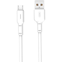 Кабель XO NB112 Fast Charging Cable USB-MicroUSB 3A 1м White (NB112-M-WH)