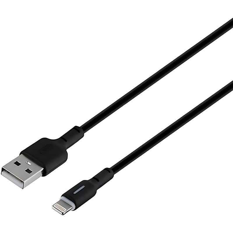 Кабель XO NB112 3A Fast Charging Cable USB-Lightning 1м Black (NB112-i-BK) Тип USB - Lightning