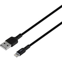 Кабель XO NB112 3A Fast Charging Cable USB-Lightning 1м Black (NB112-i-BK)