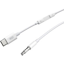 Кабель XO R192B Type-C - Aux 3.5мм 1м White (NB-R192B-WH)