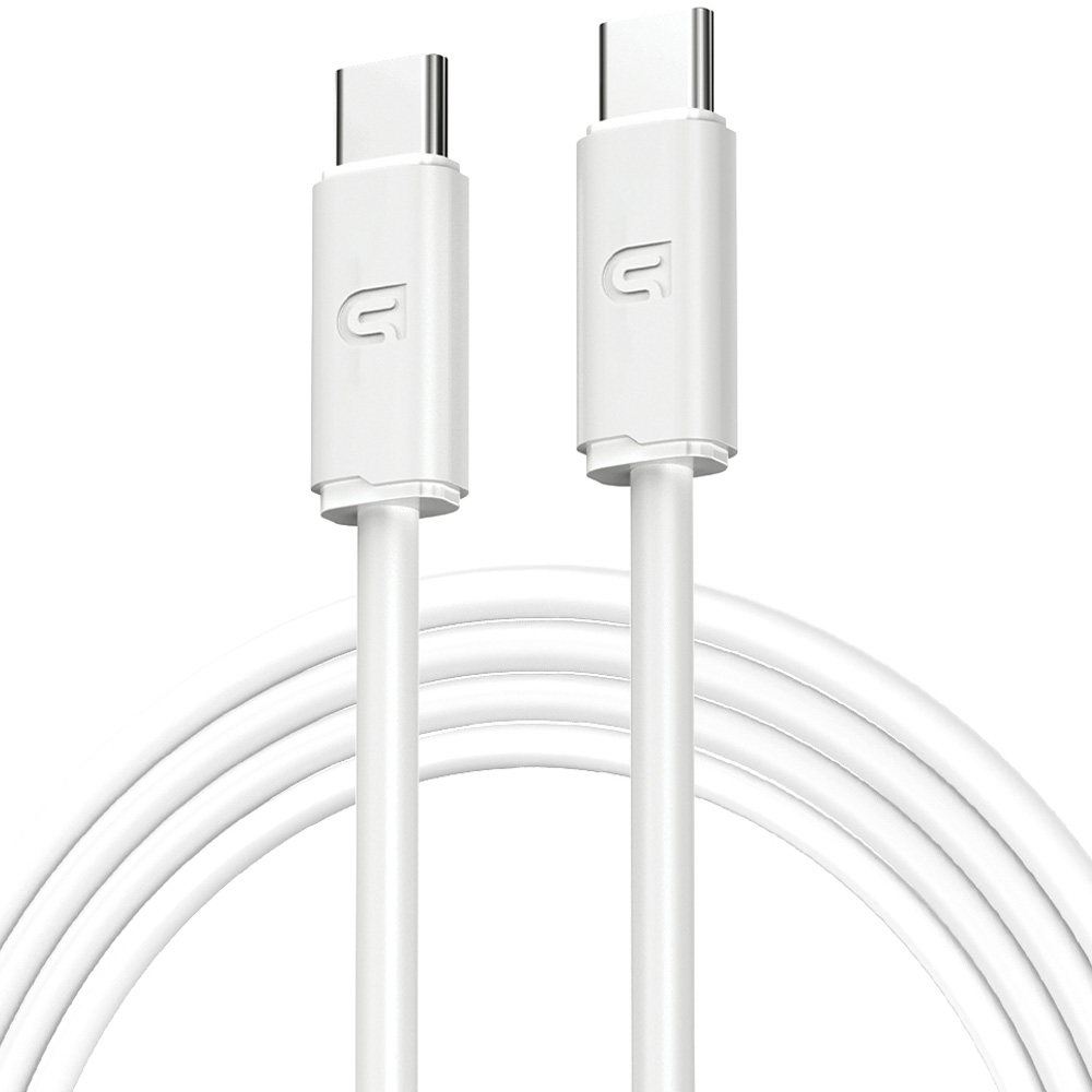 Кабель ARMORSTANDART AT-C6E USB Type-C - USB Type-C 60W 1.2 m TPE White (ARM75872)