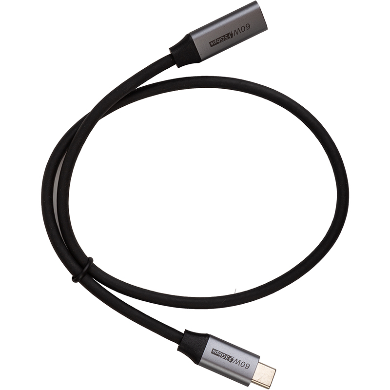 Кабель CABLETIME USB Type-C - USB Type-C 0.5 м Black (CA913664) Подсветка False