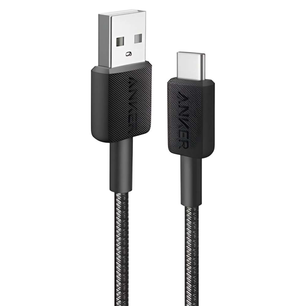 Кабель ANKER 322 USB - USB Type C 0.9 m Nylon Black (A81H5G11)