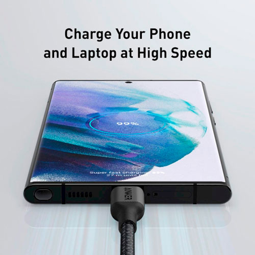 Фото 4 Кабель ANKER 544 USB Type-C - USB Type-C 0.9 м Black (A80F5H11)