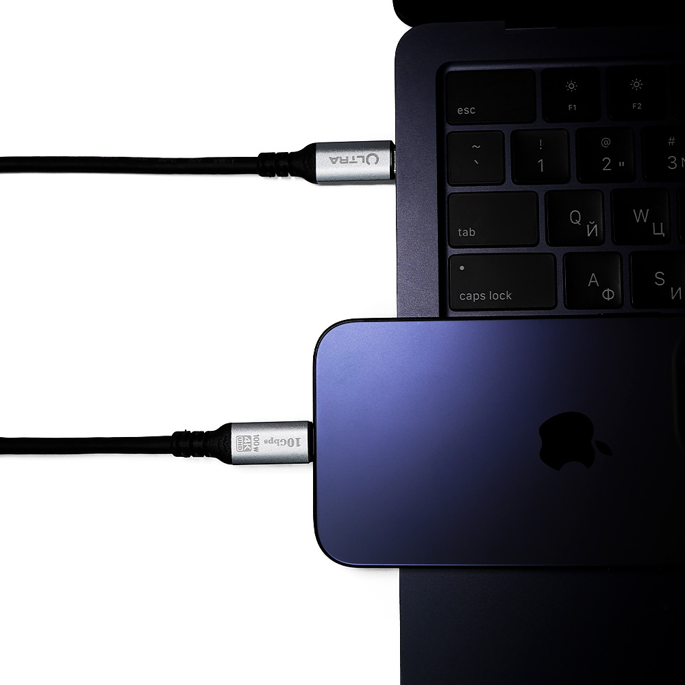 Кабель ULTRA UC107-0100 USB Type C - USB Type C 1 м (UC107-0100) Длина 1