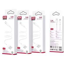 Кабель XO NB230 Rock Series USB-A to Micro 1 m White (NB230_M_White)