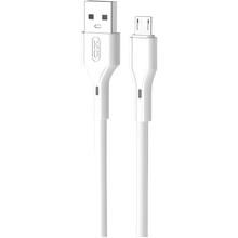 Кабель XO NB230 Rock Series USB-A to Micro 1 m White (NB230_M_White)