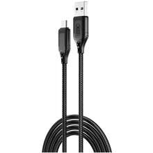 Кабель XO NB235 Zebra Series Braided USB - micro USB 1 m Black (NB235_M_Black)