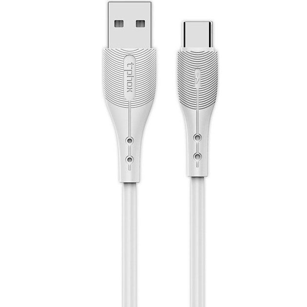 Кабель T-PHOX Wing T-C836 USB-USB Type-C 1 м White (T-C836 White)