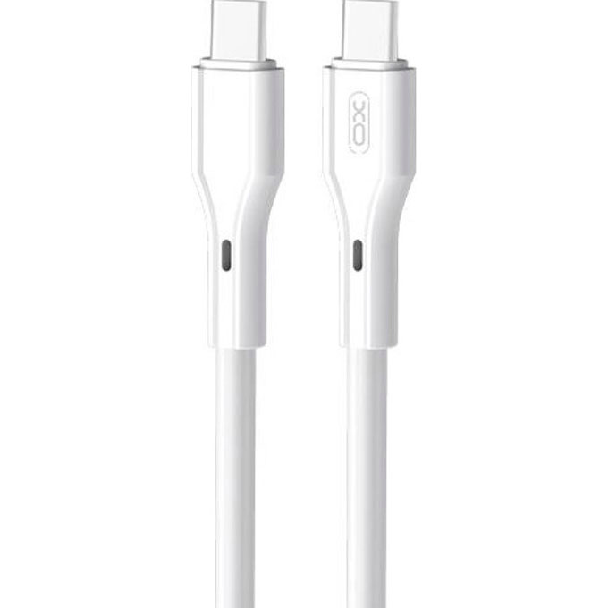 Кабель XO NBQ231B Rock Series USB Type-C - USB Type-C 1 м White (NBQ231B_White)