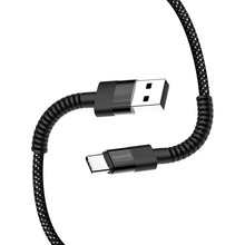 Кабель COLORWAY USB - USB Type-C 2.4А 1м Вlack (CW-CBUC063-BK)