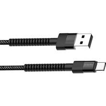 Кабель COLORWAY USB - USB Type-C 2.4А 1м Вlack (CW-CBUC063-BK)