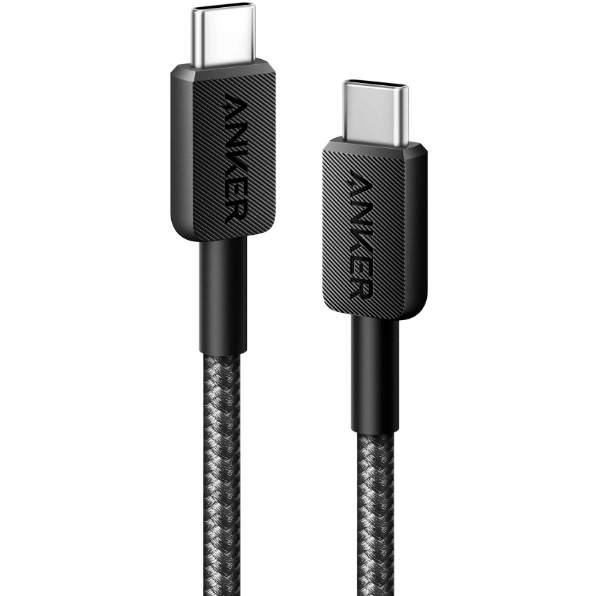 Кабель ANKER 322 USB Type-C - USB Type-C 0.9 м Nylon Black