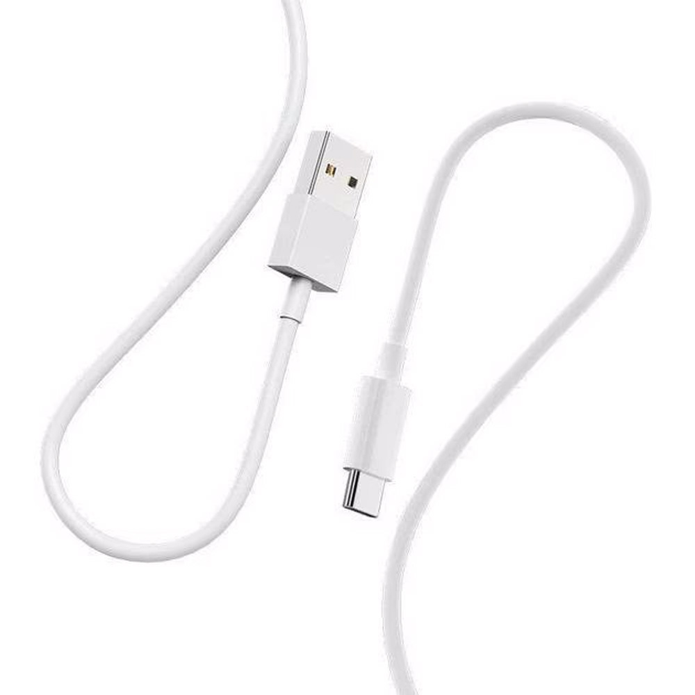 Кабель DENMEN D22T USB - USB Type C 2.4A 1M White (D22T-WH)