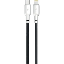 Кабель GELIUS USB Type-C - Lightning Full Silicon 1.2m 20W GP-UCN001CL Black/White (00000092316)