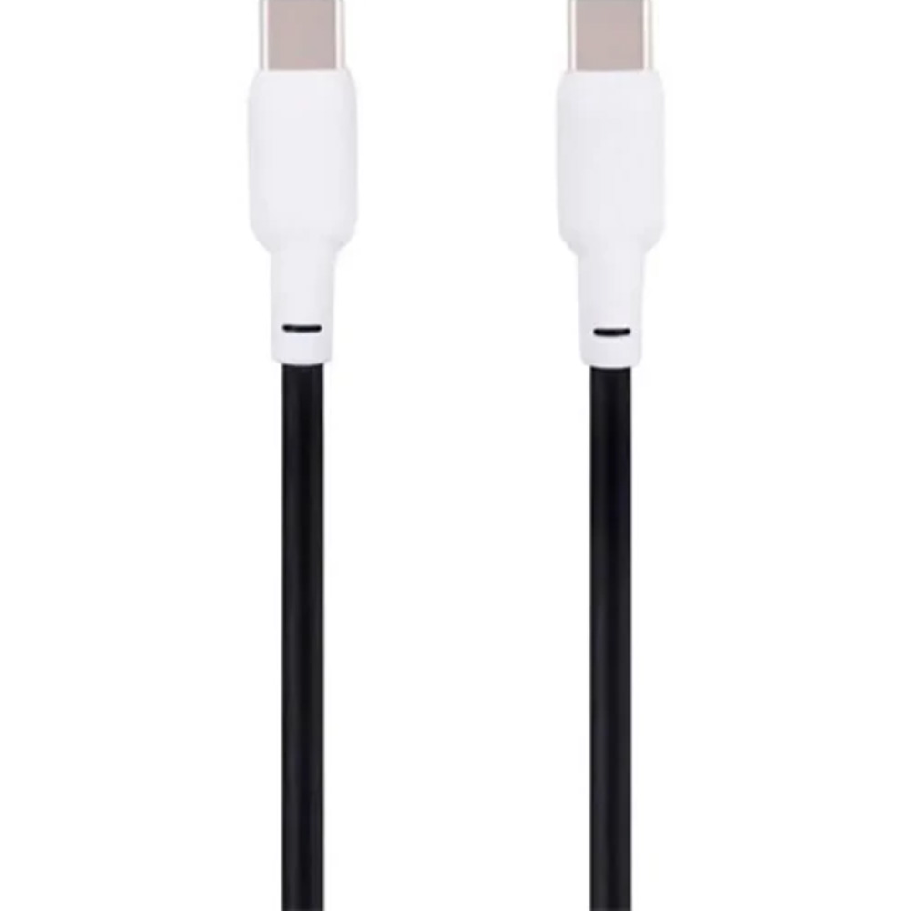 Кабель GELIUS USB Type-C - USB Type-C Full Silicon 1.2m 60W GP-UCN001CC Black/White (00000092315)