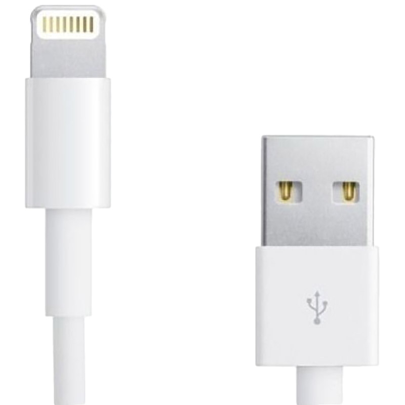 Кабель PowerPlant USB - Lightning (iPhone 5) 1м White (DV00DV4042)