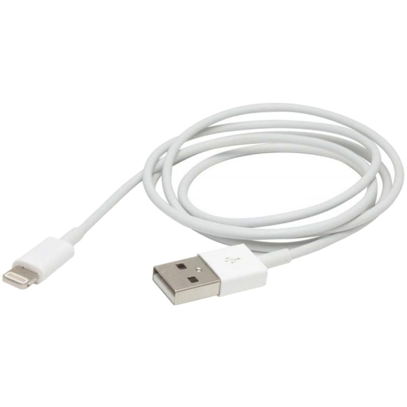 Кабель PowerPlant USB - Lightning (iPhone 5) 1м White (DV00DV4042) Тип USB - Lightning