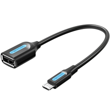 Кабель VENTION micro-USB - USB OTG 0.15 м Black (CCUBB)