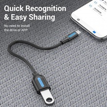 Кабель VENTION micro-USB - USB OTG 0.15 м Black (CCUBB)