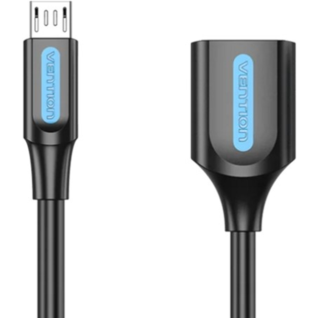 Кабель VENTION micro-USB - USB OTG 0.15 м Black (CCUBB) Тип USB OTG - micro-USB