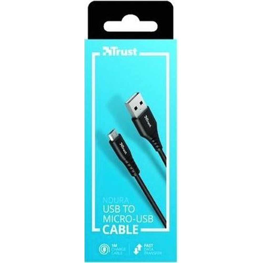 Кабель TRUST Ndura, USB-A - microUSB Black (23567_TRUST) Тип USB - micro-USB