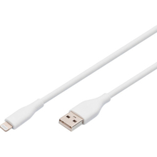 Кабель DIGITUS USB - Lightning 1 м White (AK-600108-010-W)