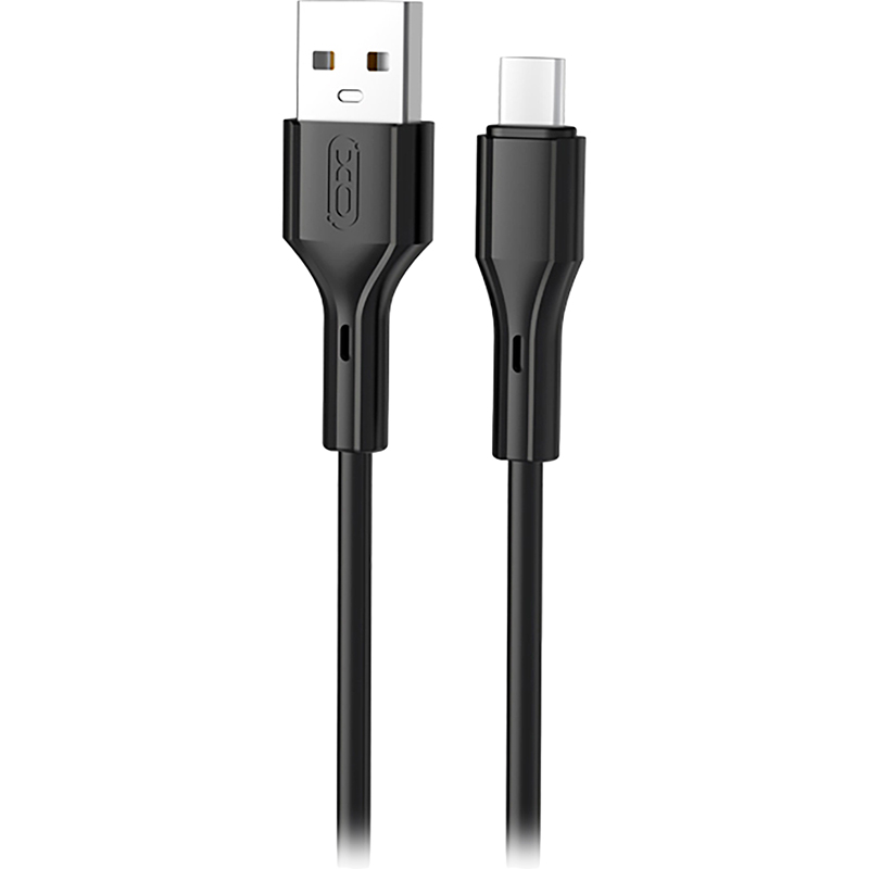 Кабель XO NB230 Rock Series USB - Type-C 2.4A 1 м Black (NB230-AC.black)