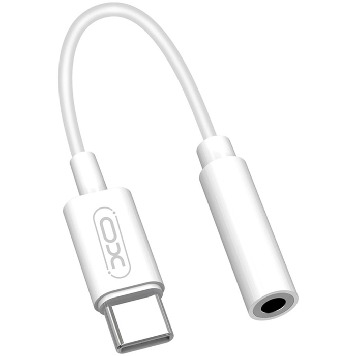 Кабель XO USB Type-C - AUX 3.5 мм 0.14 м White (NB-R161.white)