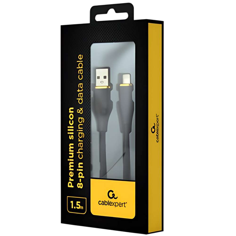 Кабель CABLEXPERT USB - Lightning (CC-USB2S-AM8PM-1.5M-BK) Тип USB - Lightning