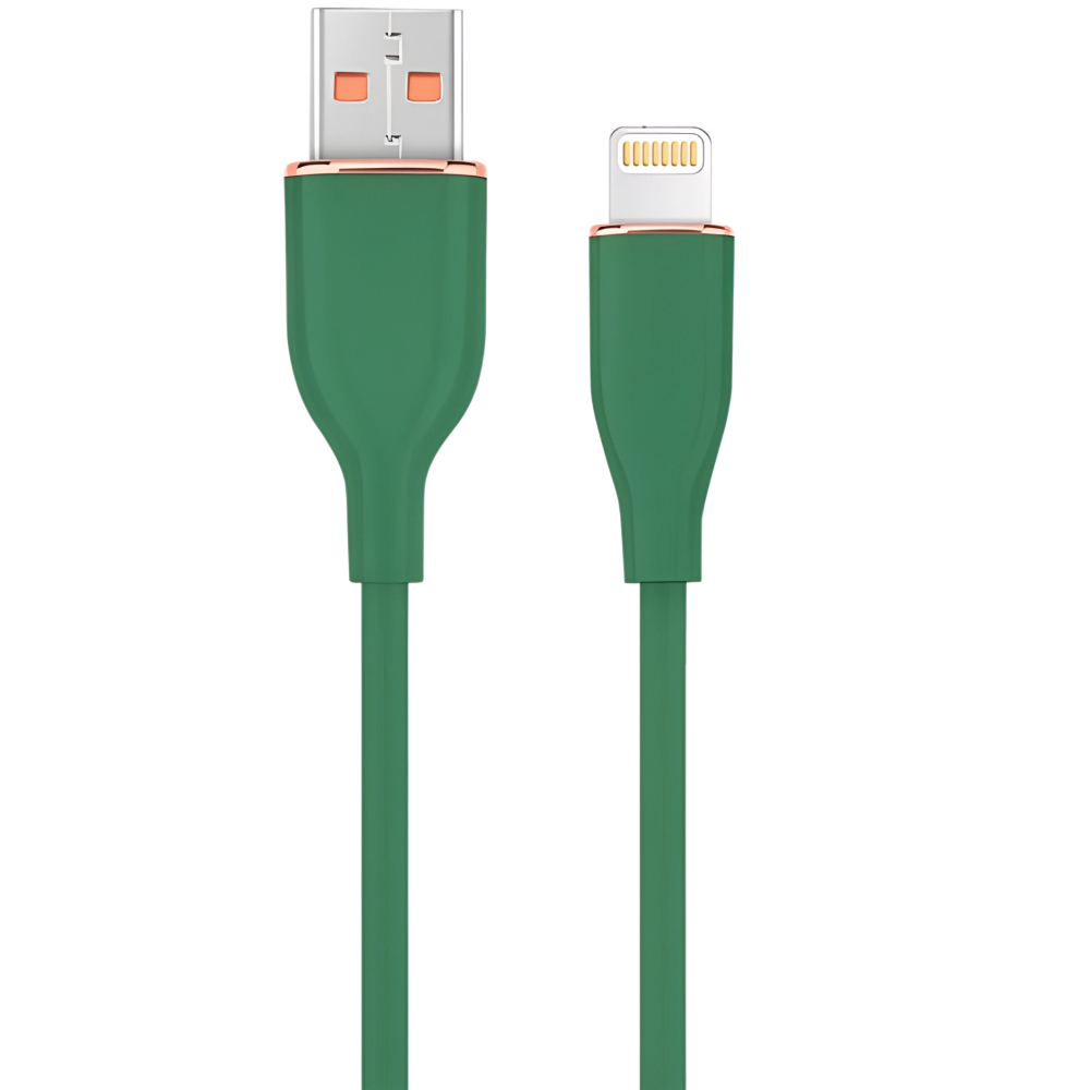 Кабель CABLEXPERT USB - Lightning 1.5 m Green (CC-USB2S-AM8PM-1.5M-G)