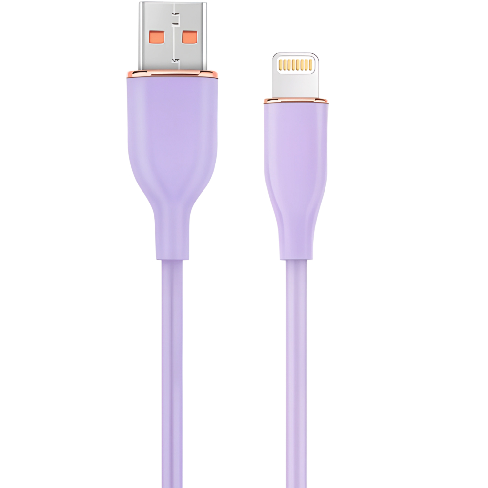 Кабель CABLEXPERT USB - Lightning 1.5 m Purple (CC-USB2S-AM8PM-1.5M-P)