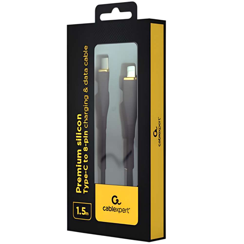 Кабель CABLEXPERT USB - Lightning (CC-USB2S-CM8PM-1.5M-BK) Тип USB Type-С - Lightning