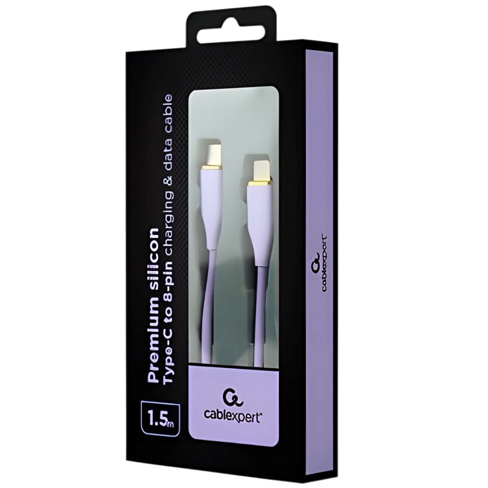 Кабель CABLEXPERT USB Type-C - Lightning (CC-USB2S-CM8PM-1.5M-P) Тип USB Type-С - Lightning