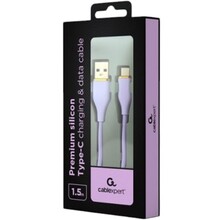 Кабель CABLEXPERT USB - USB Type-C 1.5 м Purple (CC-USB2S-AMCM-1.5M-P)