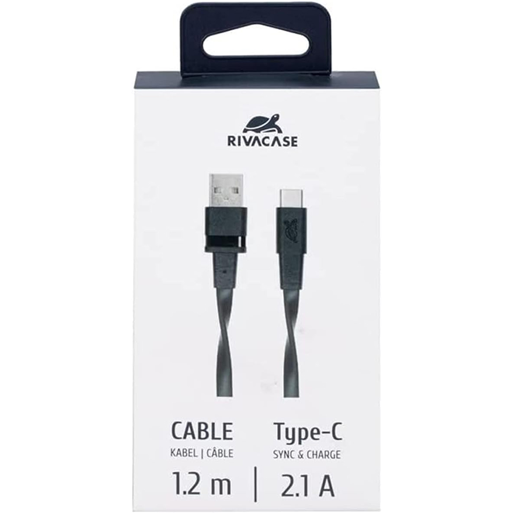 Заказать Кабель RIVACASE USB 2.0 Type-C - USB 2.0 1.2 м (PS6002 BK12)