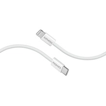 Кабель PROMATE USB Type C - Lightning 1.2 м White (ecoline-ci120 white)