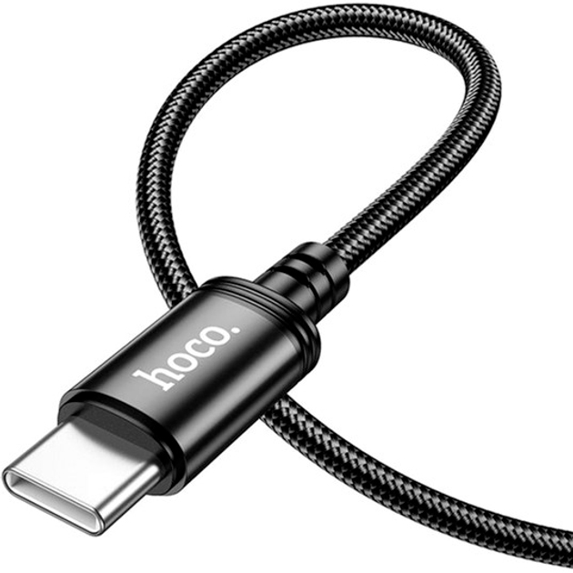 Кабель HOCO X89 Wind USB Type-C - USB Type-C 1 м Black (6931474784384) Довжина 1