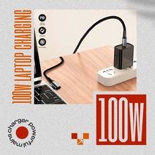 Кабель GELIUS Corner GP-UCN011 Type-C to Type-C 100W Black (00000099751)