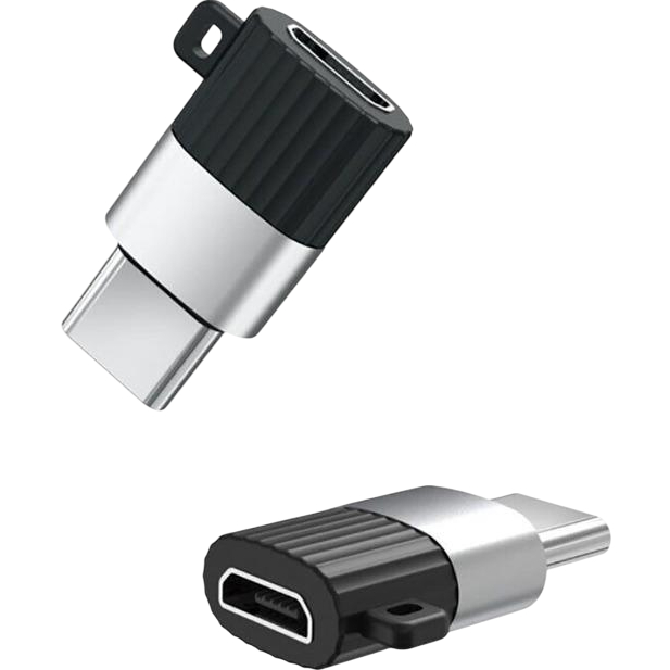 Переходник XO NB149A microUSB to Type-C Black (XO-NB149A)