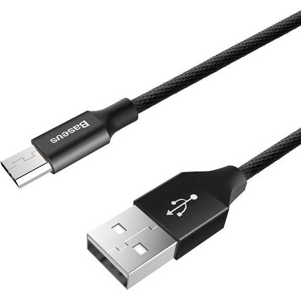 Кабель BASEUS Yiven Cable for Micro 1 м Black (CAMYW-A01) Тип USB - micro-USB