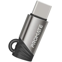 Переходник  PROMATE Lightning to USB-C Grey (link-ci)