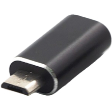 Переходник DENGOS Lightning to micro-USB Black (ADP-012)