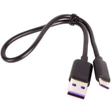 Кабель COLORWAY USB - USB Type-C 3 А 30 см Black (CW-CBUC059-BK)
