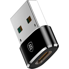 Адаптер BASEUS USB - USB Type-C Female Black (CAAOTG-01)