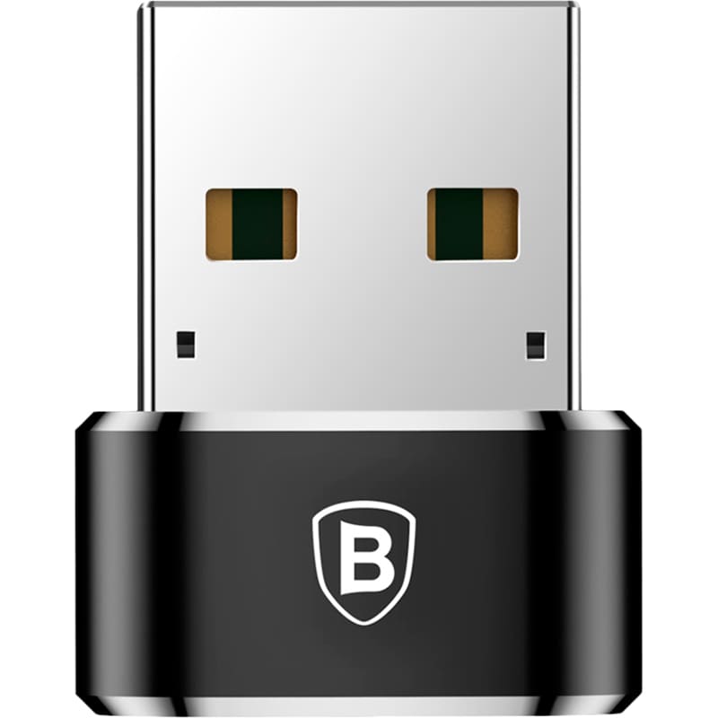 Адаптер BASEUS USB - USB Type-C Female Black (CAAOTG-01) Адаптер BASEUS USB - USB Type-C Female Black (CAAOTG-01)