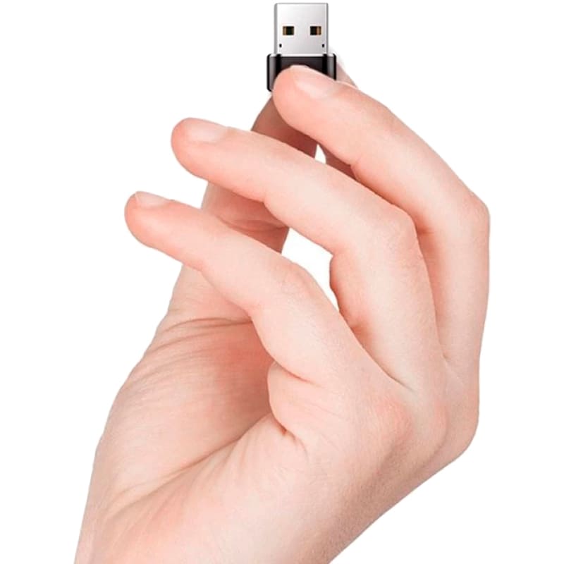 Зображення Адаптер BASEUS USB - USB Type-C Female Black (CAAOTG-01)