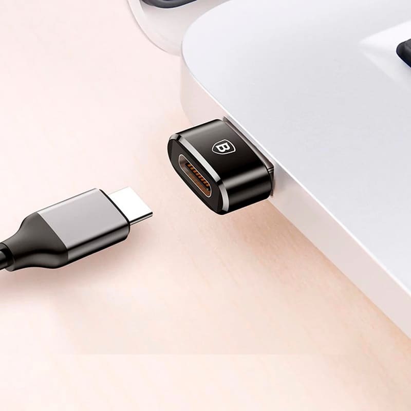 Покупка Адаптер BASEUS USB - USB Type-C Female Black (CAAOTG-01)