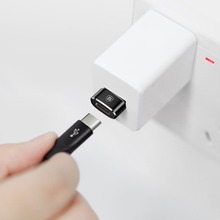 Адаптер BASEUS USB - USB Type-C Female Black (CAAOTG-01)