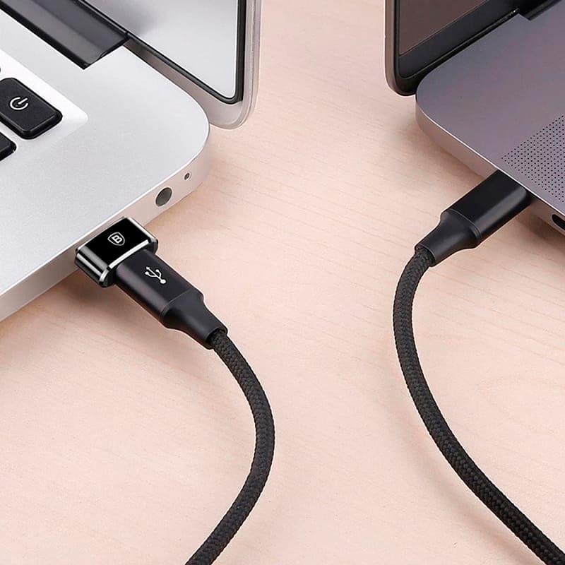 Замовити Адаптер BASEUS USB - USB Type-C Female Black (CAAOTG-01)
